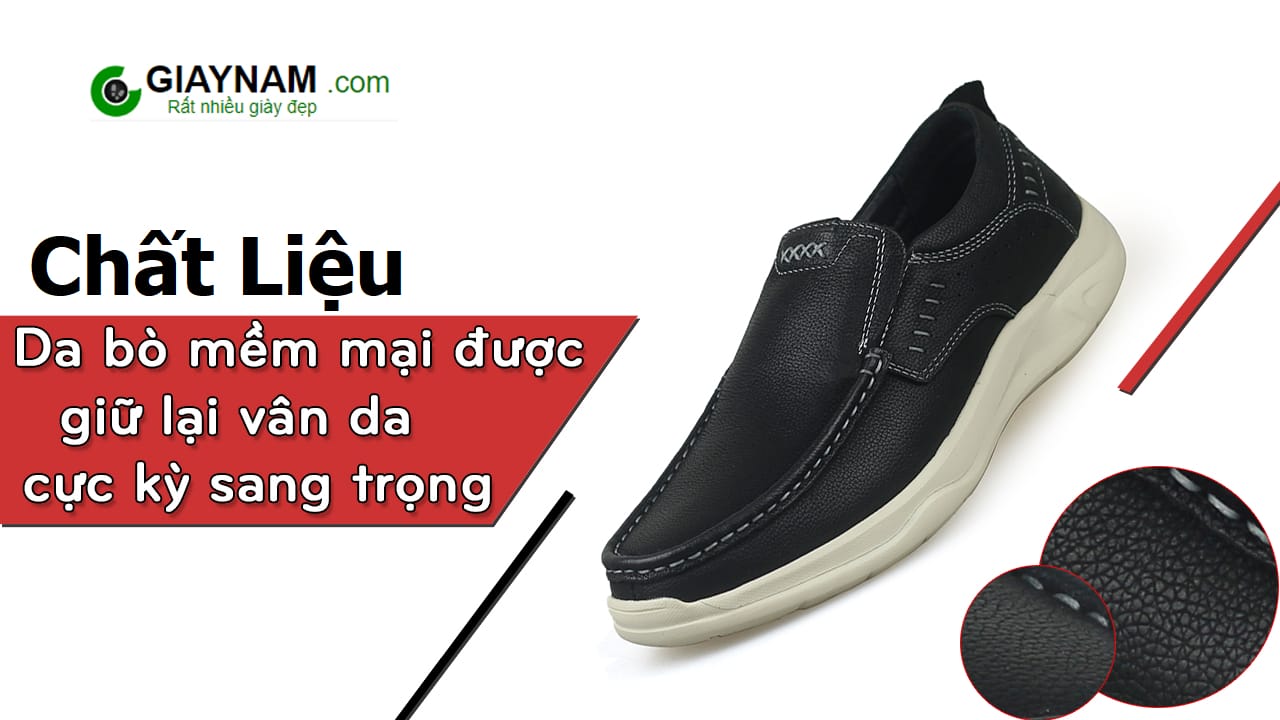Giày mọi da nam đẹp ở Hà Nội